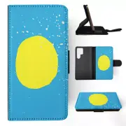 FLIP CASE FOR SAMSUNG GALAXY|PALAU COUNTRY FLAG 289