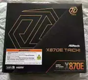 ASRock X870E TAICHI AM5 AMD Extended ATX Motherboard - NEW, IN HAND, SHIPS TODAY