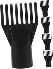 5pc Pet Hair Dryer Nozzle Attachments Quick Drying Comfortable for Home Pet Salon Universal Hair Blower Diffuser