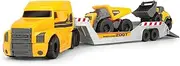 Dickie Toys 203725005SDN - Mack/Volvo Long Distance - Includes 2 x Vehicles, Moving Parts, 32 cm + 9 cm, from 3 Years