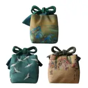 Travel Retro-Handmade-Storage-Bag Outdoor Travel-Portable Teacup Teapot-Pouch