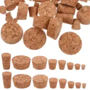 80 Pcs Cork Tapered Replacement Bottle Stopper Stoppers for Glass Bottles Plug