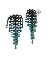Sphera Milano Blue Ombre Tassel Earrings