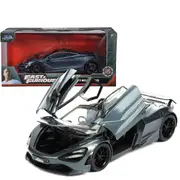 Fast & Furious Grey Shaws McLaren 720s Kids Model Diecast Toy Super Car 1:24