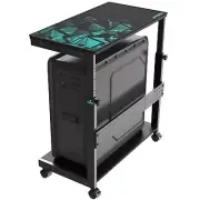 EUREKA ERGONOMIC Height Adjustable Computer Tower Stand, 2-Tier ATX-Case CPU ...