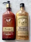 Aromatherapy Thankful Frankincense + Myrrh Body Lotion & Body Wash Foam Bath Set