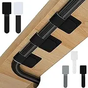 50-pack self-adhesive cable ties, reusable fastening and organizing data cables, cable management ties, suitable for headphones, mobile phones, and electronic devices under the table