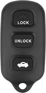 Vurkcy Key Fob Replacement for 2002-2006 Toyota Camry/ 03-08 Matrix/ 99-03 Sienna/ 02-03 Solara/ 03-08 Pontiac Vibe Car Keyless Entry Remote Control,GQ43VT14T 89742-AA030, 4 Buttons