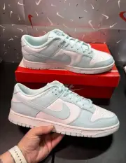Size 9.5 - Nike Dunk Low Retro White/Glacier Blue (DV0833 104)