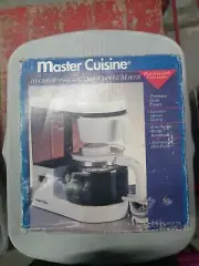 Master Cuisine Vintage Coffee Maker 10 Cup Automatic Drip Brand New Rare