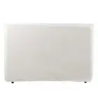 Slipcover Bedhead King Size Linen White Upholstered Headboard White Stitching