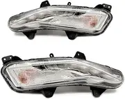 2Pcs Car LED Daytime Running Light Fog Light DRL Turn Signal Light for Chevrolet Chevy Malibu 2019 2020 2021