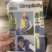 Simplicity 5333 Sewing Patterns Cold Weather Clothes for the Whole Family XS-XL
