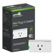 Decora Smart Wi-Fi Mini Plug-In Single Outlet 2nd Gen Google, Alexa, D215P-1RW