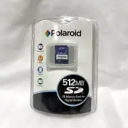 Polaroid Memory Card (SD) 512 MB New In Package - For Cameras & Digital Devices