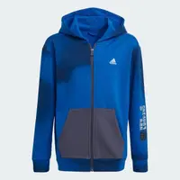 在飛比找momo購物網優惠-【adidas 官方旗艦】連帽外套 吸濕排汗 童裝 HU17