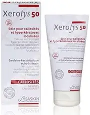 XEROLYS 50 Healing Urea Cream 50% for dry skin of Knees, Elbows, Feet, Psoriasis