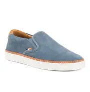 Allen Edmonds Men’s Blue Suede Slip On Shoes, Size 10.5