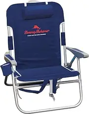 [Tommy Bahama] Big Boy Backpack Chair Blue Print