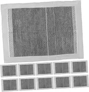 Happyyami 100pcs Bamboo Charcoal Pet Changing Pad Diapers Pet Pee Pads Pet Pads for Dogs Pet Supplies Pet Diaper Doggy Pads Pet Pee Mat Potty Pads Dog Pee Pads Light Non-Woven Fabric