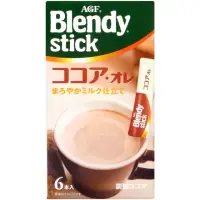 在飛比找momo購物網優惠-【AGF】Blendy Stick可可亞粉(10.3g x6