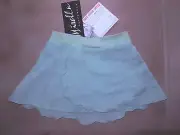 NWT Mirella seafoam green Child skirt Large MS12CH Georgett chiffon Dance Class