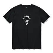One Piece Monkey D. Luffy T-shirt Anime Cartoon Anime Harajuku Graphic Kawaii For Couple's Men's Women's Adults' Back To School Hot Stamping