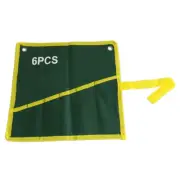 6 Pockets Canvas Spanner Wrench Tool Storage Bag