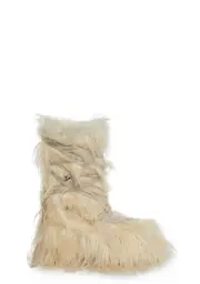 [DARKER WAVS] Warp Faux Fur Boots
