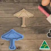 Umbrella Cookie Cutter and Embosser Stamp