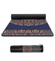 TPE Large Yoga Mat Non-Slip Exercise Fitness Mat with Carry Bag Extra WeiZui