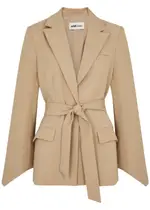 Odd Muse Ultimate Muse Stretch-crepe Blazer - Camel - L (UK14 / L) L (UK14 / L)
