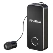 F2 Pro Wireless Bluetooth V5.0 Earphone Hands-Free Vibrating Alert Wear Clip Earphone(Black)