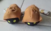 2X NEW DISNEY TSUM TSUM STACK MINI PLUSH 3.5" STAR WARS JAWA SAND CREATURE! k5