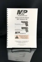 Smith & Wesson M&P Bodyguard 380 Manual: 52 Pages, Coil bound, Protective Cover