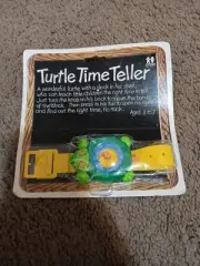 TOMY Turtle Time Teller Vintage Watch Toy Childen's Educational U.S. Seller