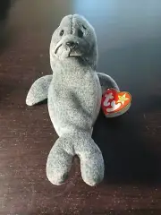 VERY RARE Vintage Slippery beanie baby seal 1998 with tags great condition