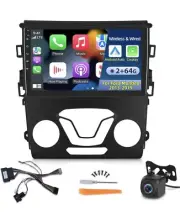CARPLAY 9" Car Radio Stereo GPS Wifi For Ford Mondeo 2013-2016 Android 12