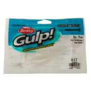 Berkley Gulp Twin Tail Minnow Soft Bait 7cm Pearl White