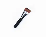 Makeup Brushes Foundation Eyeliner Blush Cosmetic Concealer Flat Brushes - SILVER