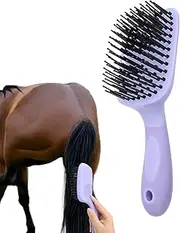 Mane and Tail Brush - Horse Grooming Comb | Horse Comb, Massage Brush, Horse Tool, Horse Cleaning Supply