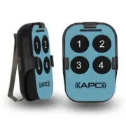 APC Remote Control with 4 Buttons (Sky Blue Colour) Supplied with SunVisor Clip