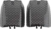 HJQHYLDZ Motorcycle Front Brake Caliper Cover Stainless Steel Protection Guard Compatible With Harley DavidsonTouring Road King CVO V-Rod 2006-2019(Black)