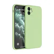 O-NewBee Silicone Shockproof Green Case Cover for iPhone 12 with Lens Protection