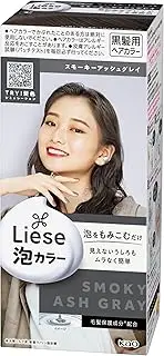 Kao Liese Creamy Bubble Hair Color, Smoky Ash Gray