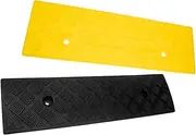 PAMINGONO Rubber Threshold Ramp Car Curb Ramp Motorcycle Ramp Step Ramp Garage Ramp Anti-Slip Design