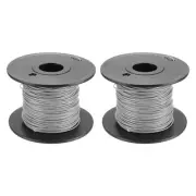 18AWG Gauge Stranded Hook-Up Wire PVC Tinned Copper Wire Spool 10m/33ft Gray