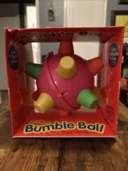 Vintage 1992 ERTL Motorized Bumble Ball New Sealed Classic Toy! Pink