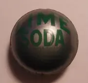 VINTAGE "Lime Soda" 2 sided Soda Bottle Cap Bead