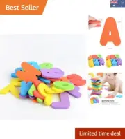 2 Sets of Educational Baby Bath Foam Letters & Numbers - Fun & Safe Learning
